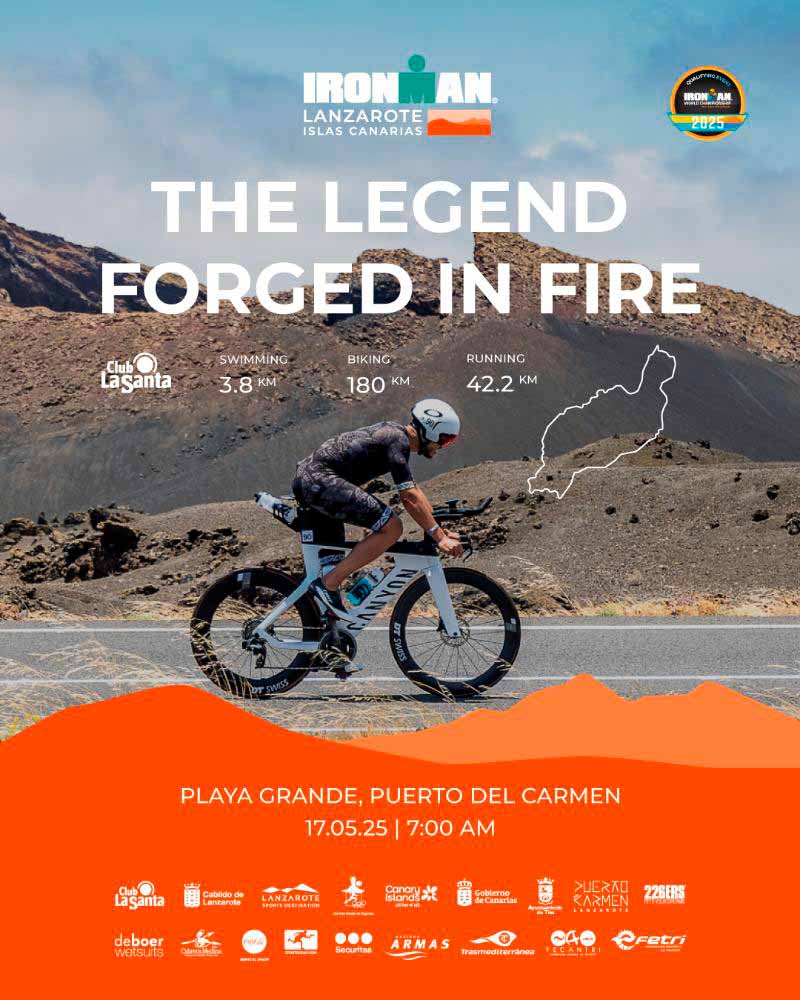 Cartel oficial de IRONMAN Lanzarote