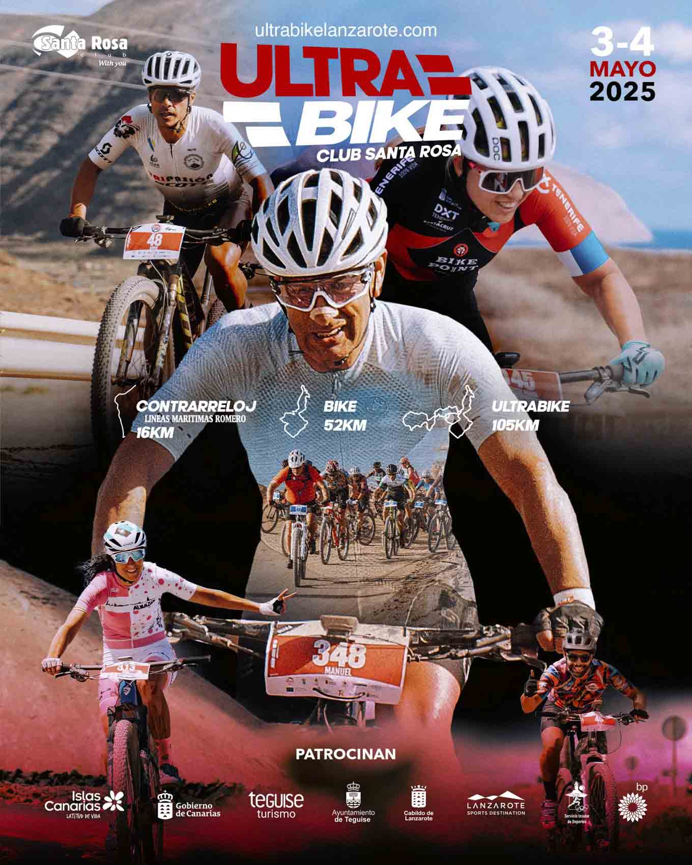 Cartel oficial de Ultrabike Lanzarote